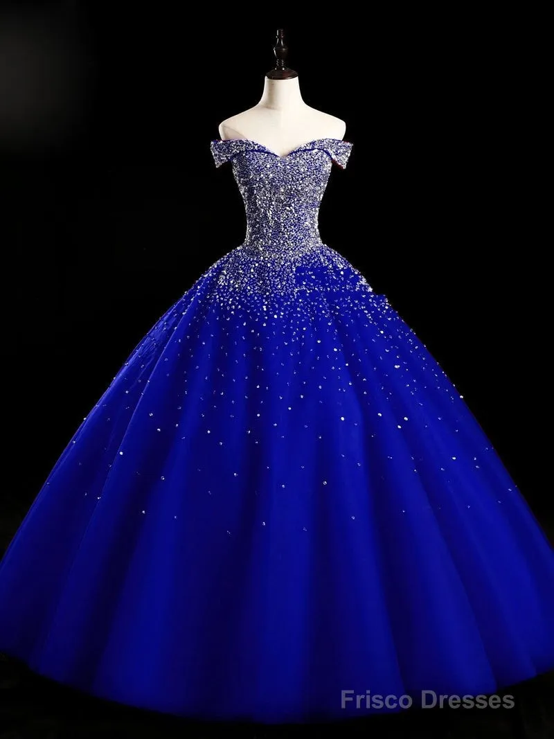 Emerald Green Sequin Prom Dresses Beaded Quinceanera Dresses, Sweet 16 Dresses