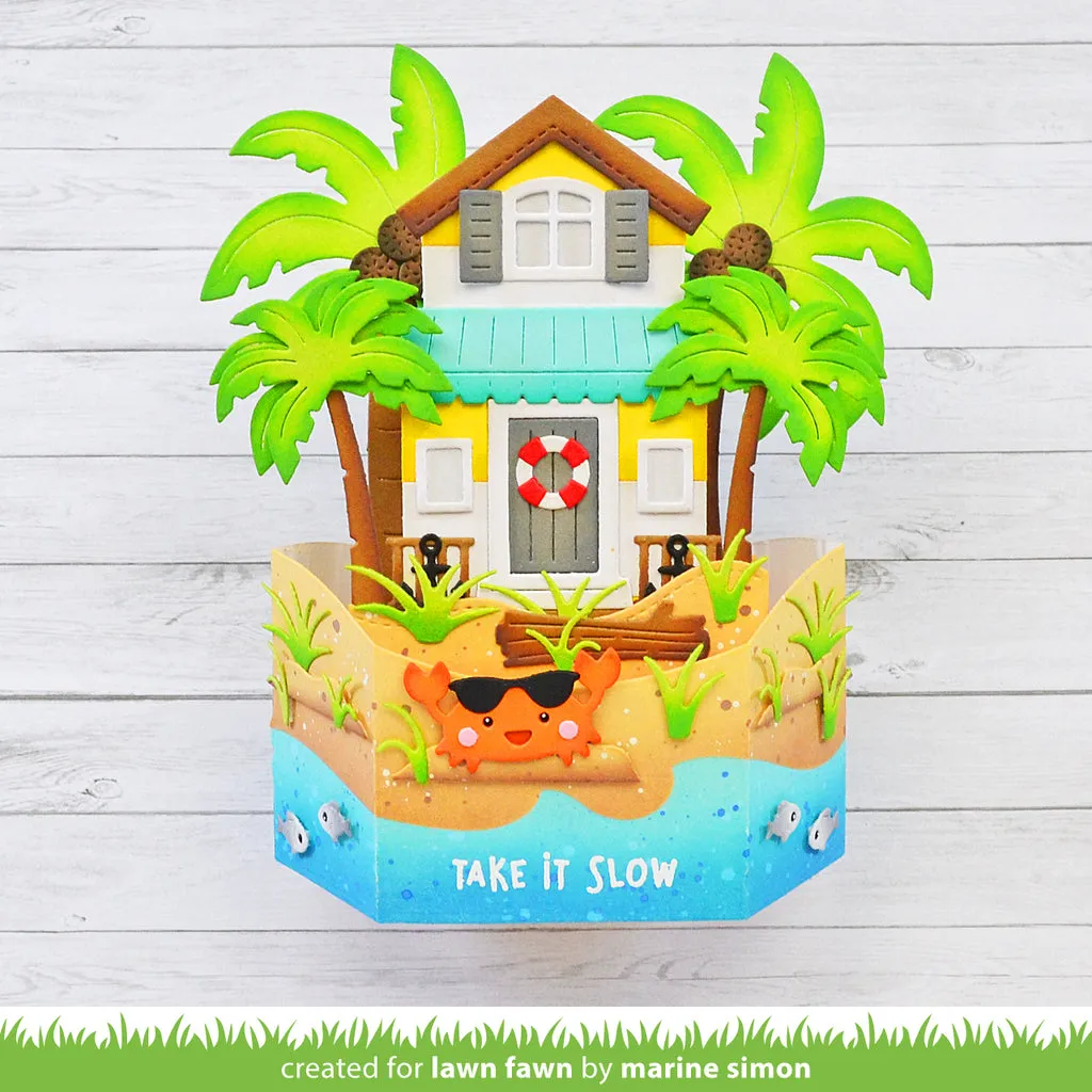 LAWN FAWN: Build a House Beach Add-on | Lawn Cuts Die