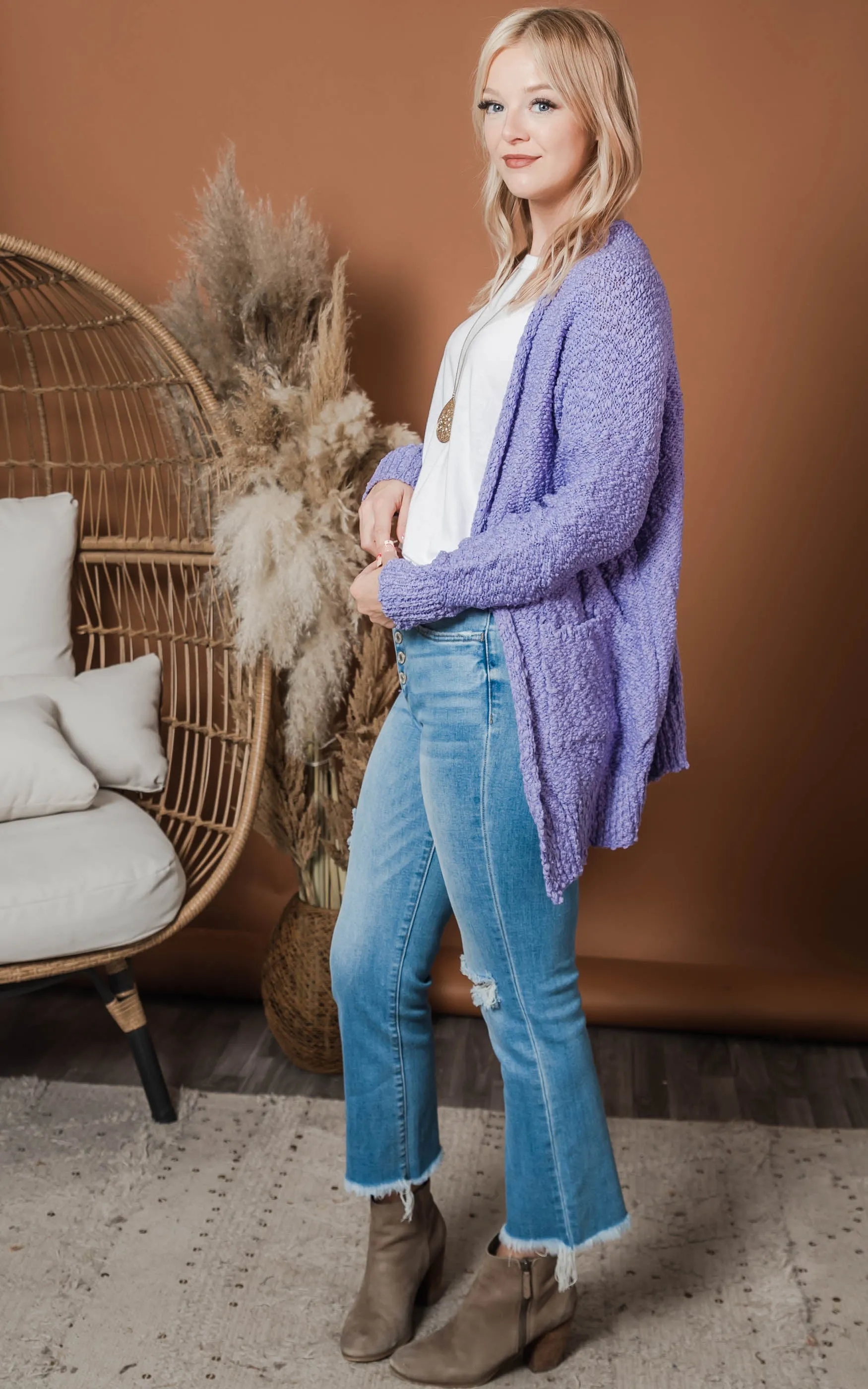 Open Sweater Cardigan | Heimish