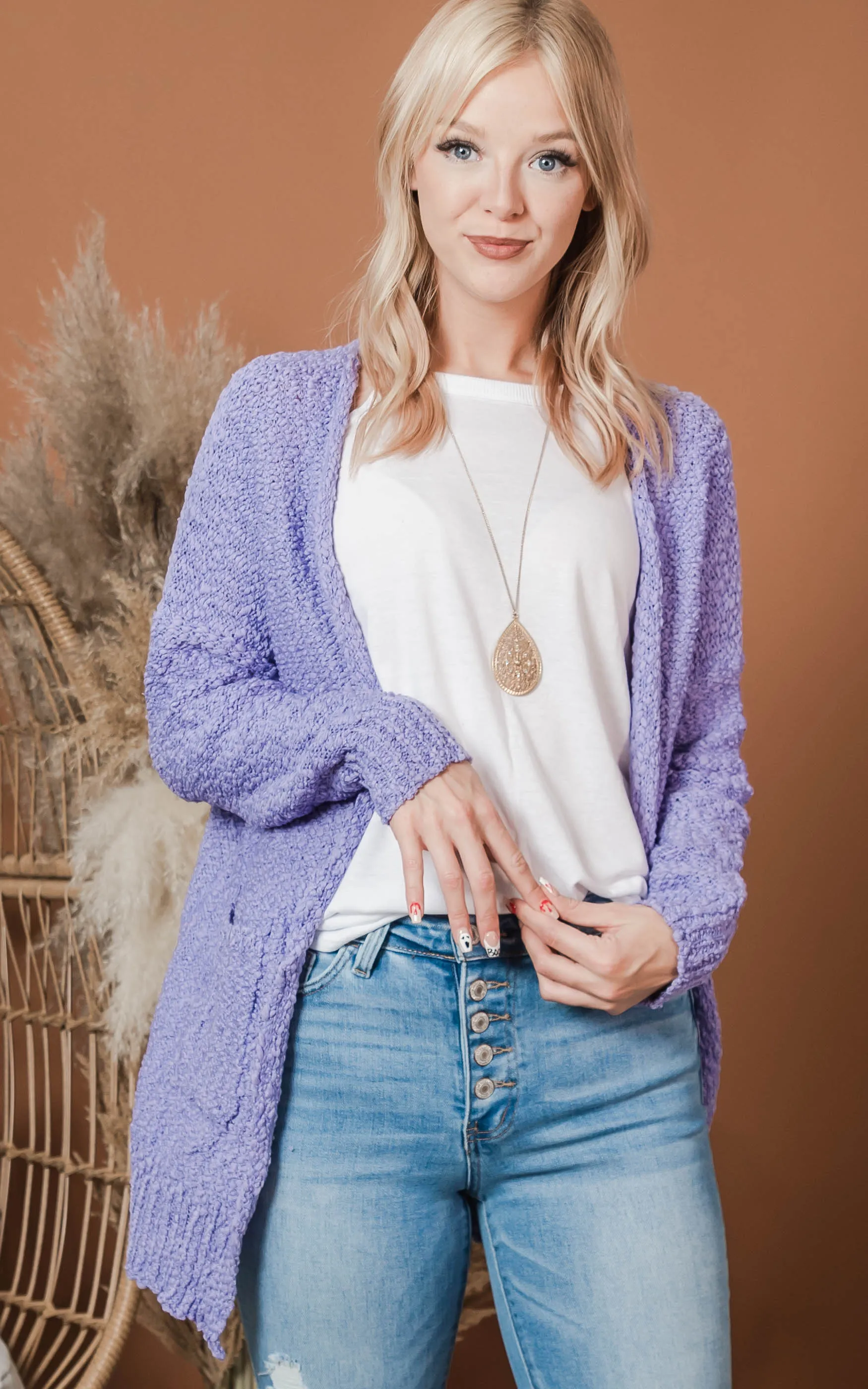 Open Sweater Cardigan | Heimish