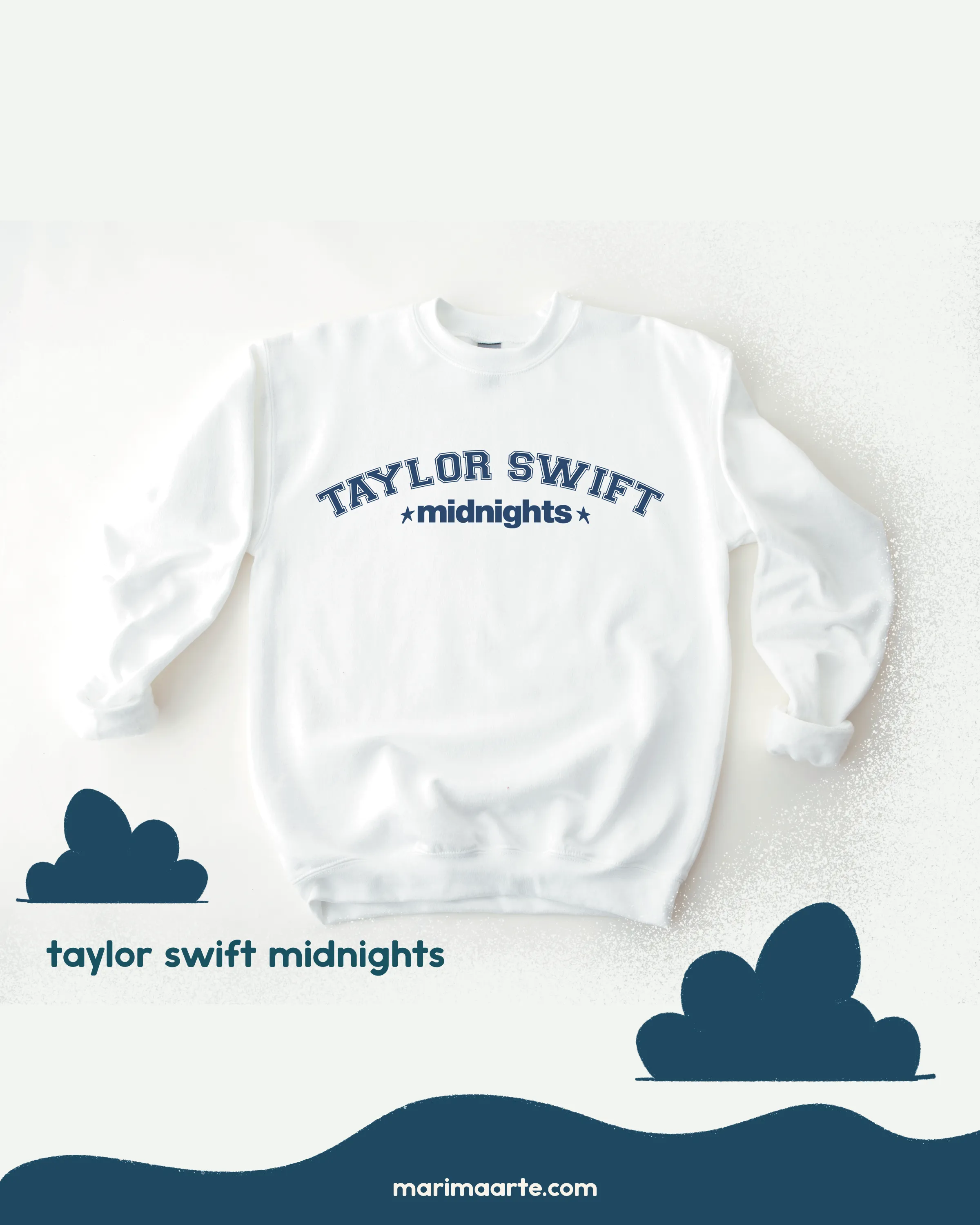 TAYLOR SWIFT MIDNIGHTS VARSITY PULLOVER