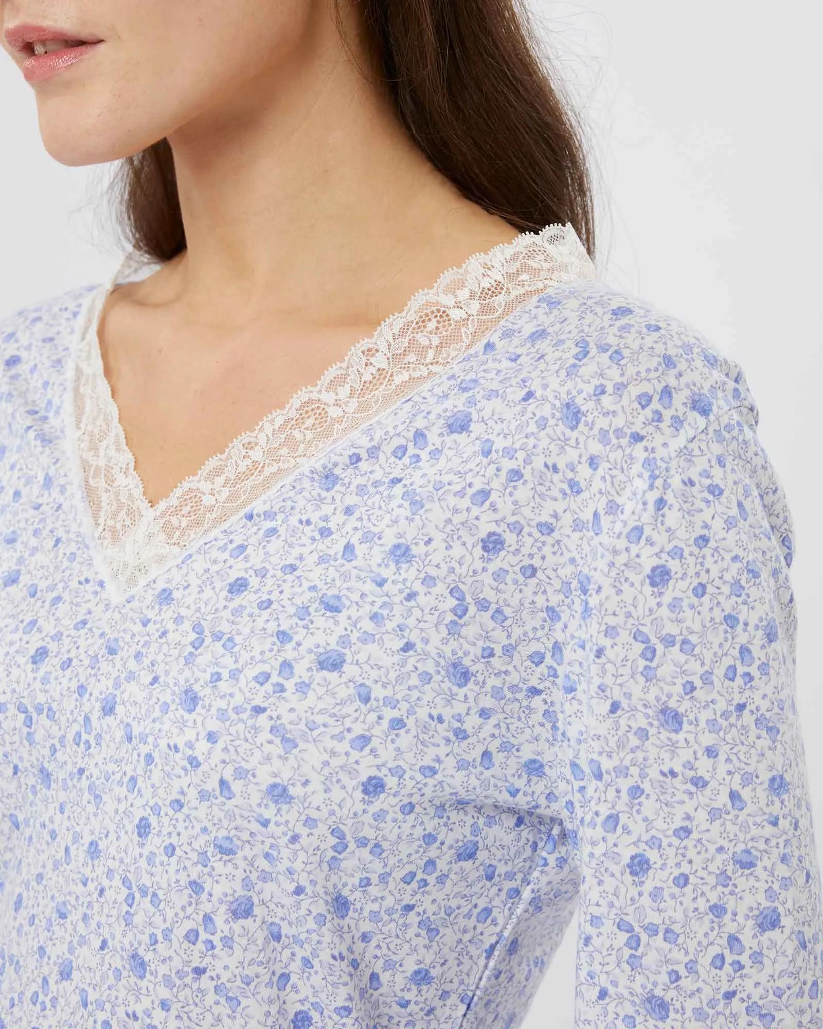 Women's Jersey Ella Pajamas - Fimber Ditsy Floral